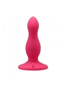 Analny korek plug silikonowy z przyssawką 9cm różowy Toyz4lovers