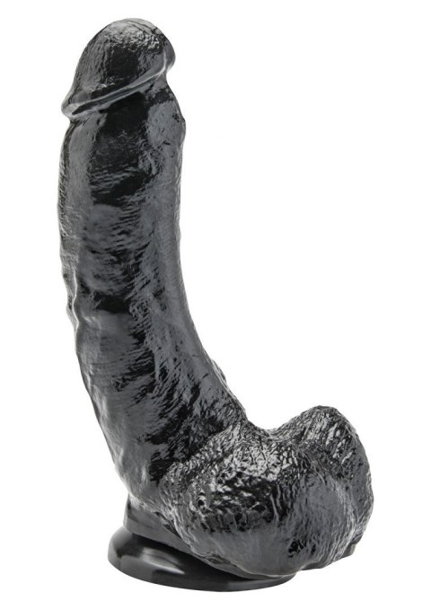 Dildo czarne realistyczny penis przyssawka 20cm