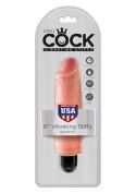 Wibrator-KING COCK 6" VIBR STIFFY FLESH