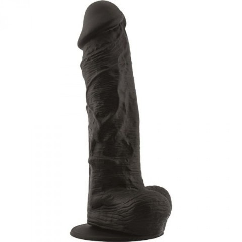 Wielkie dildo jądra i przyssawka realistyczne 28 cm Real Safe Wielkie dildo jądra i przyssawka realistyczne 28 cm Real Safe