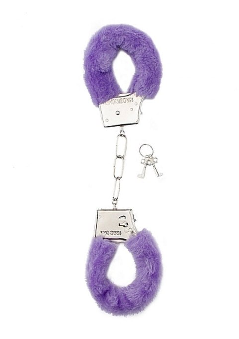 Kajdanki erotyczne z futerkiem BDSM bondage Fioletowe ShotsToys Kajdanki erotyczne z futerkiem BDSM bondage Fioletowe ShotsToys