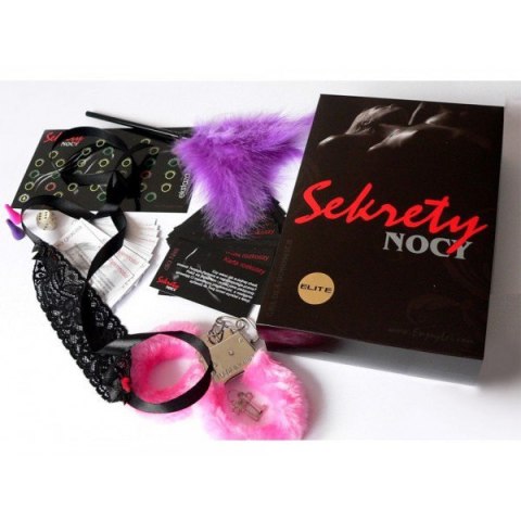 SEKRETY NOCY Elite gra erotyczna opaska kajdanki V-play SEKRETY NOCY Elite gra erotyczna opaska kajdanki V-play